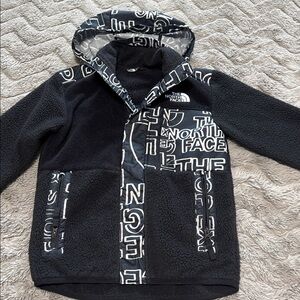 The North Face Black and White Hooded Jacket